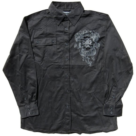 New! Imperious Shirt Perception Embroidered Front & Back Men's XXXL - Picture 1 of 3